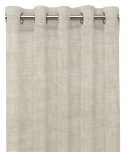 Öljettlängd Wayne, 2-pack. Skir gardin med struktur, sand