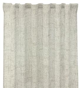 Mörkläggningsgardin ARIZONA, extra lång, black out, enfärgad, melerad i sandfärg