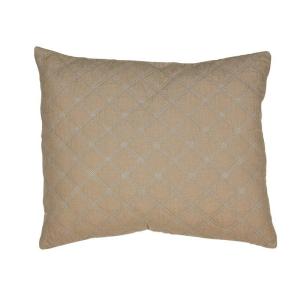 Kuddfodral MONDO, quiltning i rutor, lin