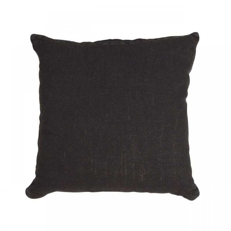 Kuddfodral LINUS, enfärgat, svart