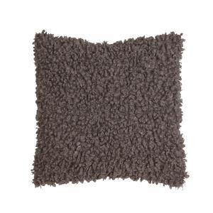 Kuddfodral LUDDE, i fårskinnsimitation, stl.50x50cm, grå