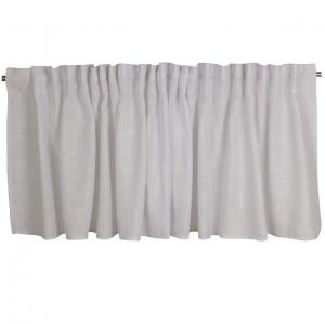 Gardinkappa BROOKLYN, enfärgad, vit