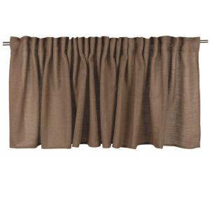 Gardinkappa BROOKLYN, enfärgad med struktur, latte