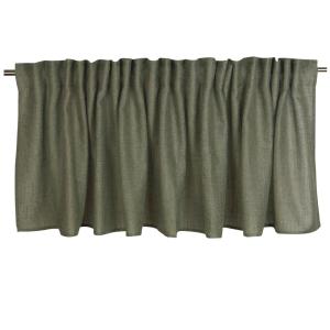 Gardinkappa Brooklyn enfärgad Mörkgrön, stl.55x250cm