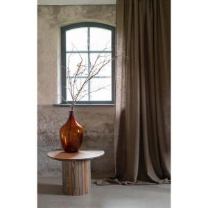 Gardinlängd BROOKLYN, enfärgad med struktur, latte