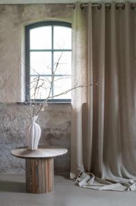 Öljettgardin Brooklyn, enfärgad, Stl. 2X140X250 cm, sand