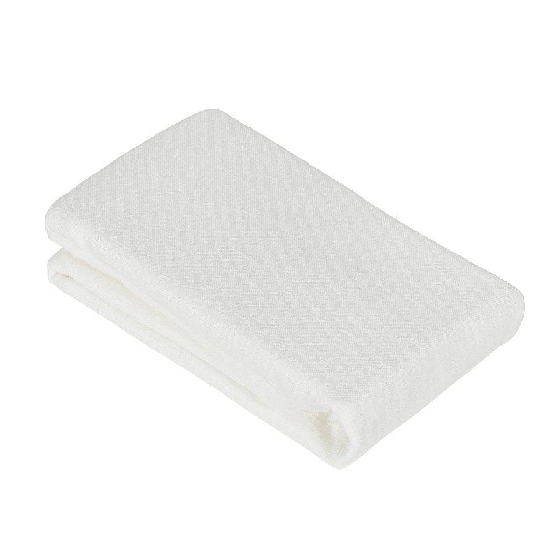 Stor Duk ALAN, extra lång, enfärgad i ett grövre tyg i offwhite