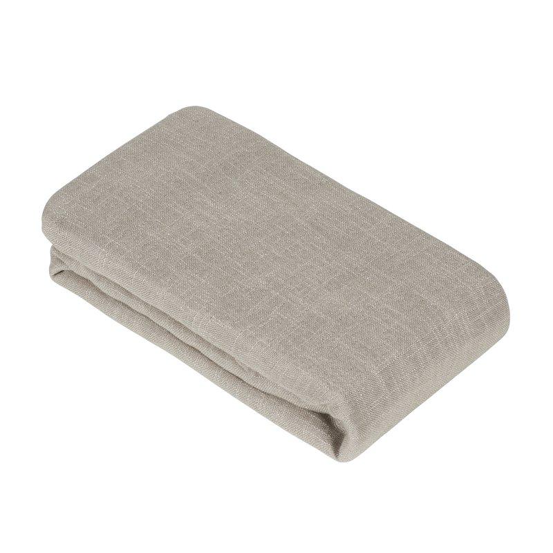 Stor Duk ALAN, extra lång, enfärgad i ett grövre tyg i linnefärg