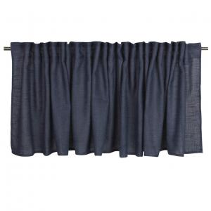 Gardinkappa ALAN, enfärgad, marin