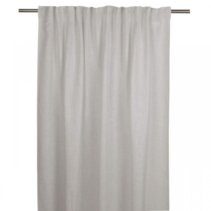 Gardinlängd ALAN, extra lång enfärgad, Stl. 2st. 140x300 cm. vit