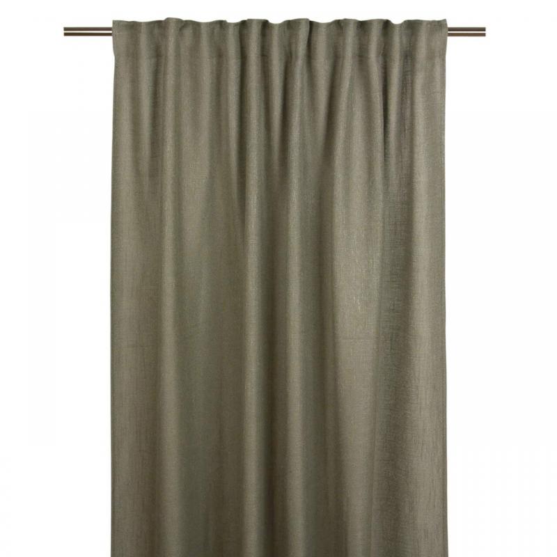 Gardinlängd ALAN, enfärgad, grön