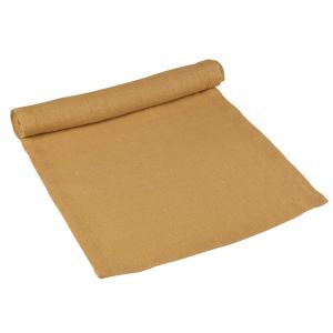 Löpare VILGOT, enfärgad havregul duk i jute.