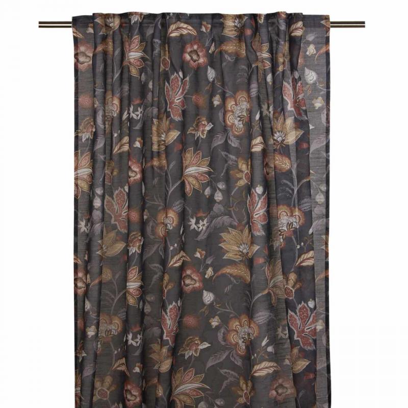 Gardinlängd VANDA, svart, Stl. 2 st 140x250 cm