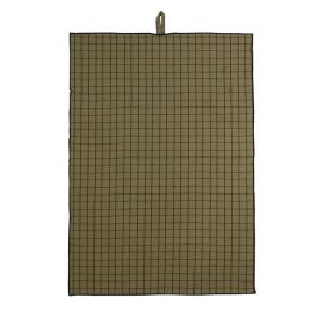 Kökshandduk TURE 2-pack, rutig, grön