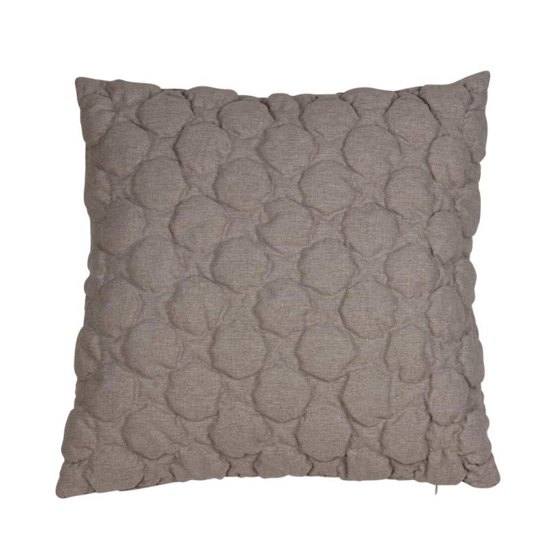 Kuddfodral PEPPER, bubbelmönster, 50X50 cm Grå