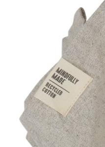 Duk Vide, rund, återvunnen textil, enfärgad Stl. diameter 160cm, Offwhite