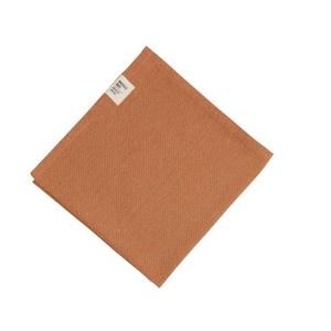 Tygservett, liten duk VIDE, återvunnen textil, enfärgad, Stl.45X45cm, peach