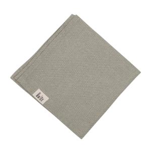 Tygservett, liten duk VIDE, enfärgad i återvunnen textil i lindblomsgrön