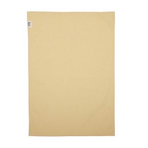 Kökshandduk VIDE, enfärgad i återvunnen textil i gult