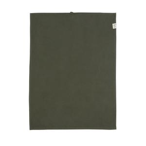 Kökshandduk Vide, återvunnen textil, enfärgad , 50X70 cm, Grön