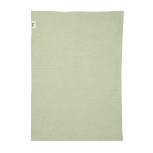 Kökshandduk VIDE, enfärgad i återvunnen textil i lindblomsgrön