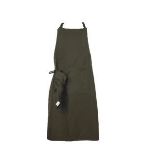 Förkläde Vide, återvunnen textil, enfärgad, 63X90cm, Grön