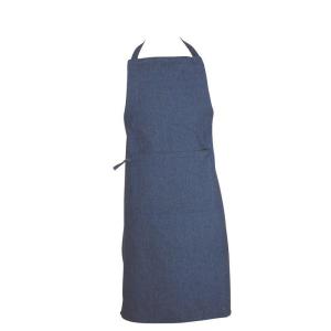 Förkläde Vide, återvunnen textil, enfärgad i marinblå
