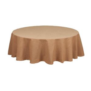 Duk Vide, rund, återvunnen textil, enfärgad Stl. diameter 160cm, Peach