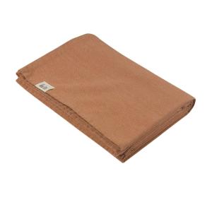 Duk Vide, rund, återvunnen textil, enfärgad Stl. diameter 160cm, Peach