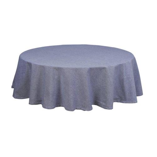 Duk Vide, rund, återvunnen textil, enfärgad Stl. diameter 160cm, Denim