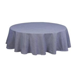 Duk Vide, rund, återvunnen textil, enfärgad Stl. diameter 160cm, Denim