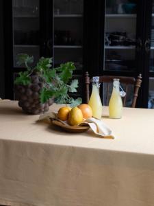 Stor Duk VIDE, enfärgad i återvunnen textil i gult