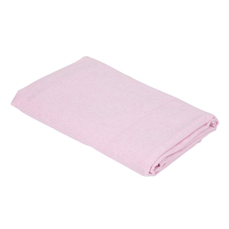 Stor Duk VIDE, enfärgad i återvunnen textil i rosa