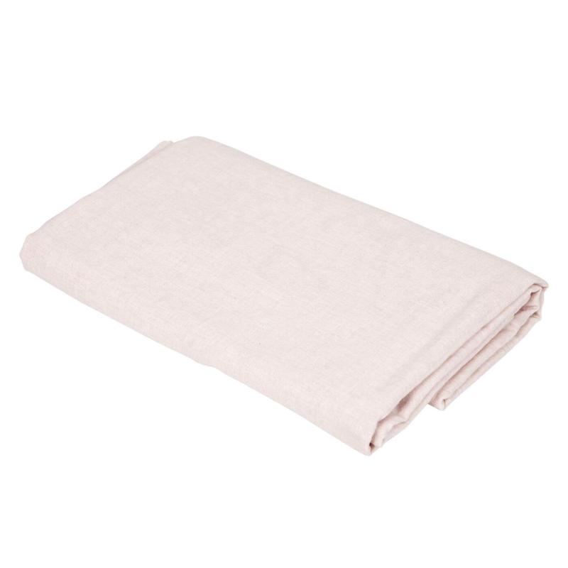 Stor Duk VIDE, enfärgad i återvunnen textil i ljusrosa