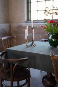 Duk Vide, återvunnen textil, enfärgad, stl. 140x300cm, grön