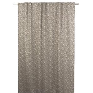 Gardinlängd Nanna, småblommig, Stl: 2 st 115x250cm, Grön