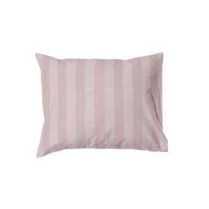 Örngott MIRAGE stilig vävd rand med hotellkänsla i skön satin i rosa