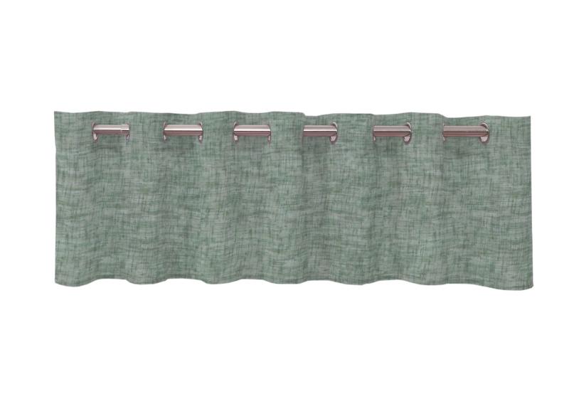 Öljettkappa Wayne, färdigsydd skir och vacker kappa med struktur i mellangrönt