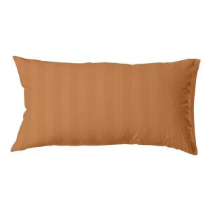 Örngott MIRAGE, stilig vävd rand i skön satin med hotellkänsla i guld