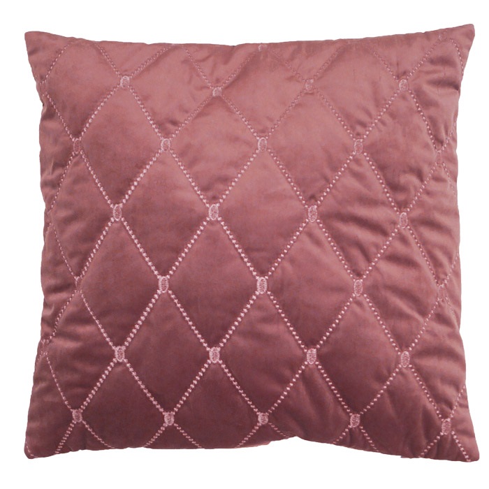 Kuddfodral Zander 50x50cm sammet, rosa