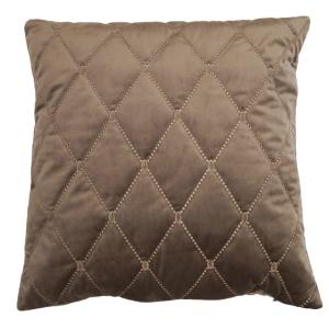 Kuddfodral Zander 50x50cm sammet, nougat