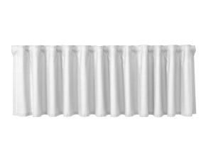 Gardinkappa SOHO, enfärgad melerad i vitt