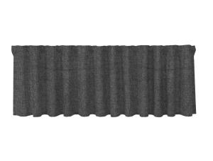 Gardinkappa SOHO, enfärgad melerad i mörkgrått