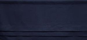 Nora Fuskhisskappa Blå 40cm i 100% lin med tre lagda veck