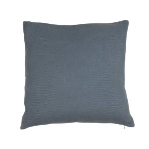 Enfärgat kuddfodral blått