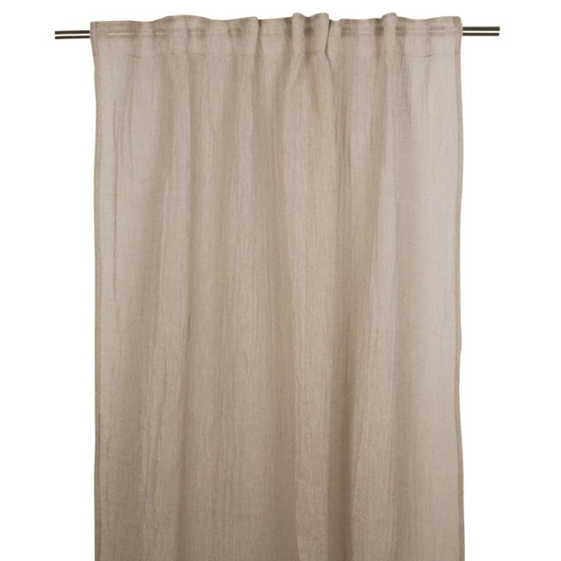 Tunn gardinlängd beige
