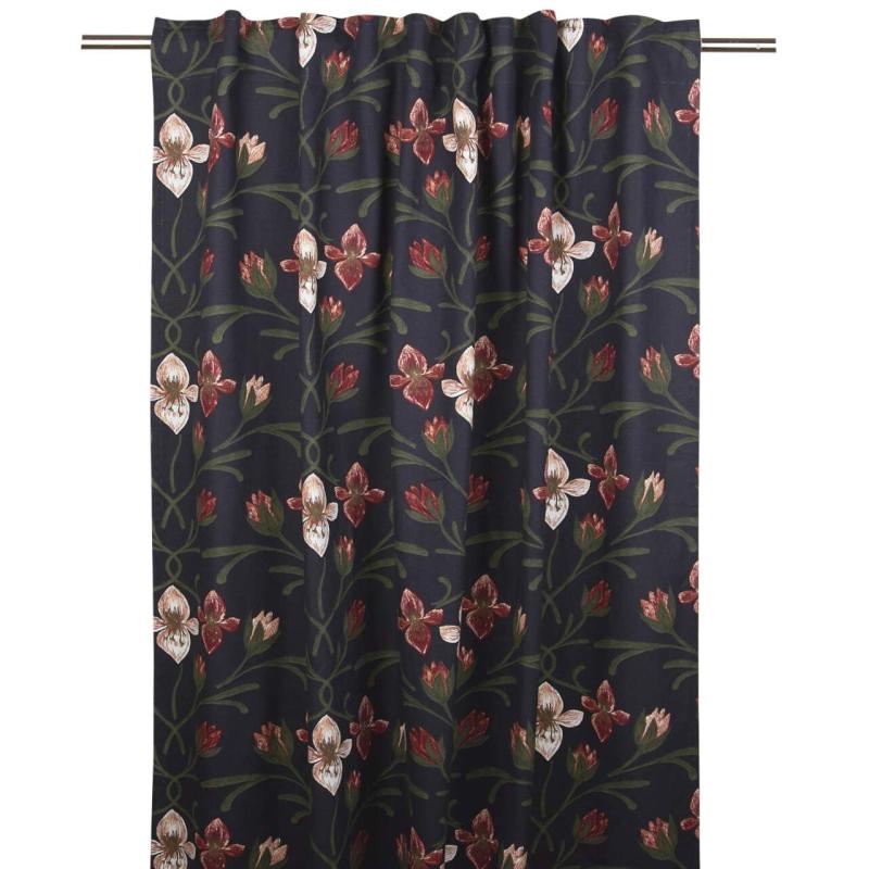 Gardin AMARYLLIS stl. 2 st 120X250 cm, svart