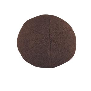 Kudde LEO rund, stl. diameter 25 cm, kaffe