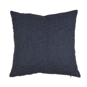 Kuddfodral HELGA stl. 45X45 cm enfärgat, blå