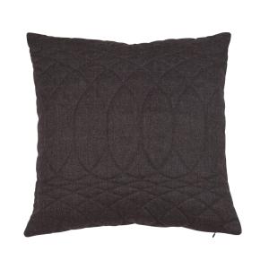 Kuddfodral HELGA stl. 45X45 cm enfärgat, svart